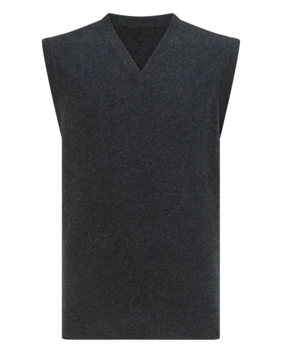 KNITTED CASHMERE SLEEVELESS VEST