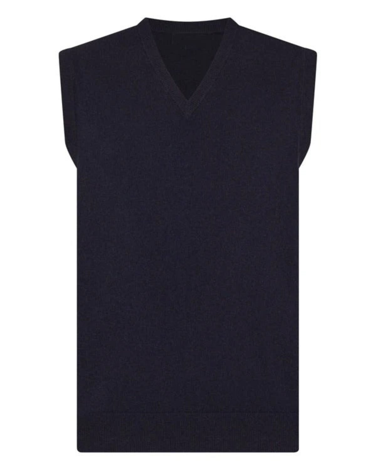 KNITTED CASHMERE SLEEVELESS VEST