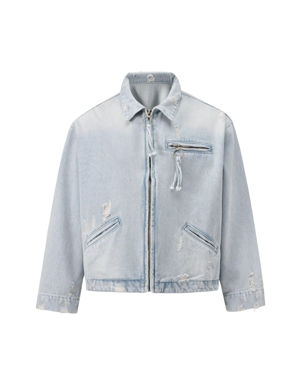 Urbano Vintage Distressed Denim Jacket